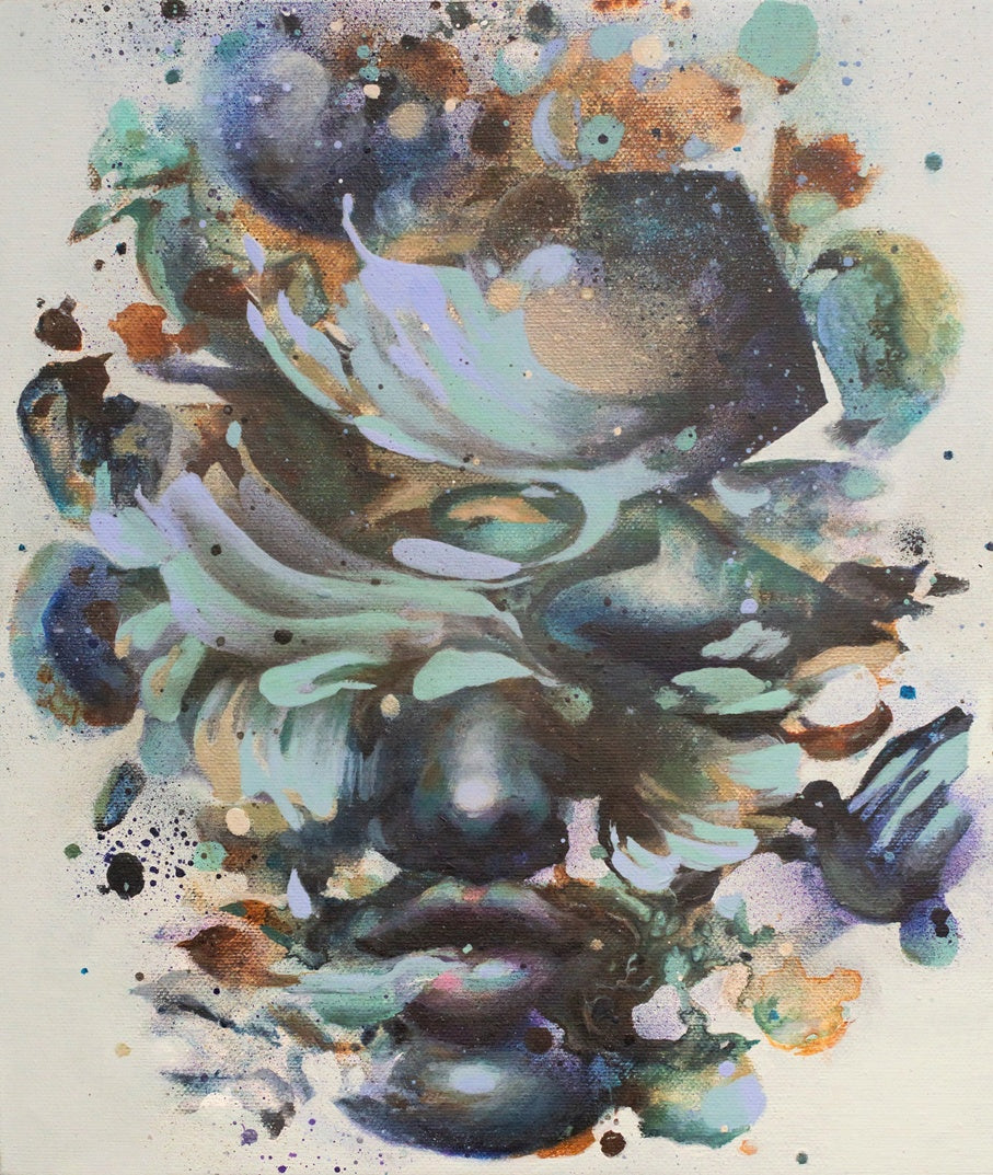 KOSMOSPÖRRIÄINEN - Original painting